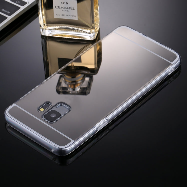 For Galaxy S9 Acrylic + TPU Electroplating Mirror Protective Back Cover Case