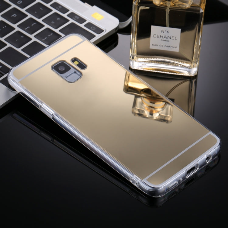 For Galaxy S9 Acrylic + TPU Electroplating Mirror Protective Back Cover Case