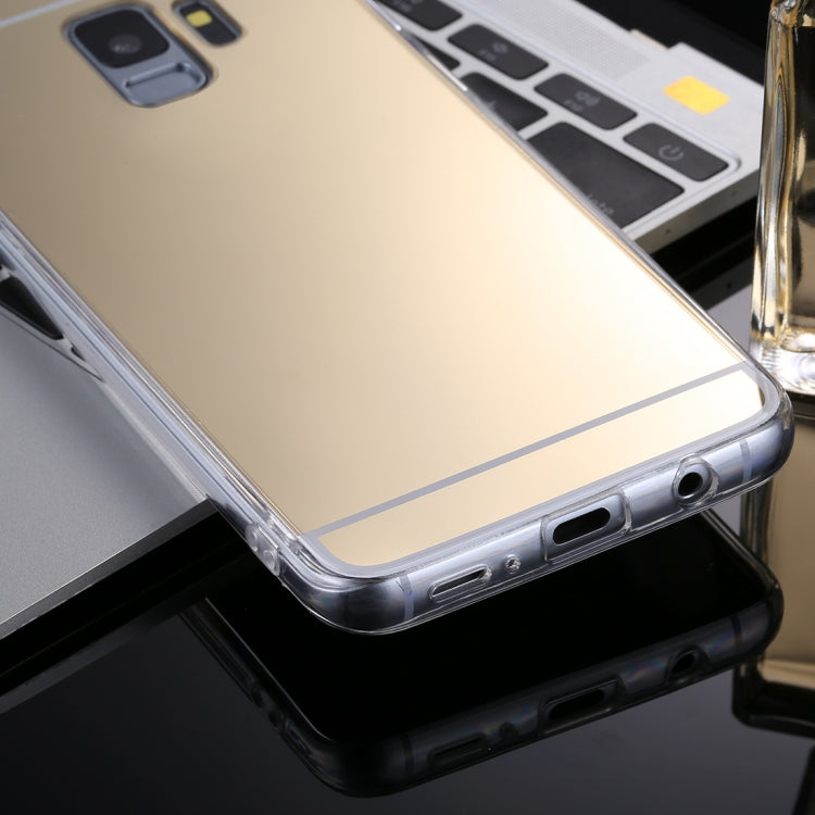 For Galaxy S9 Acrylic + TPU Electroplating Mirror Protective Back Cover Case
