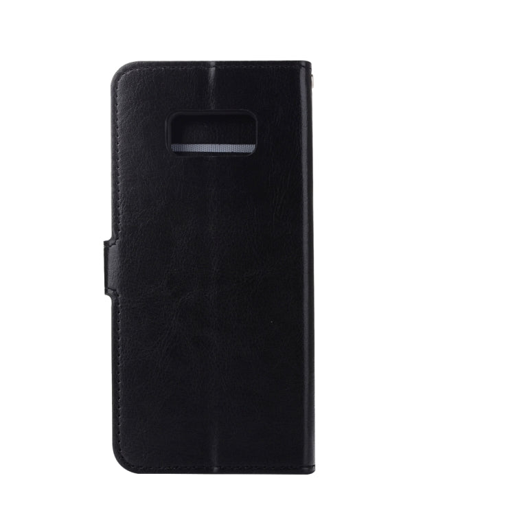For Galaxy S8 Retro Crazy Horse Texture Horizontal Flip Leather Case with Holder & Card Slots & Wallet & Photo Frame & Lanyard