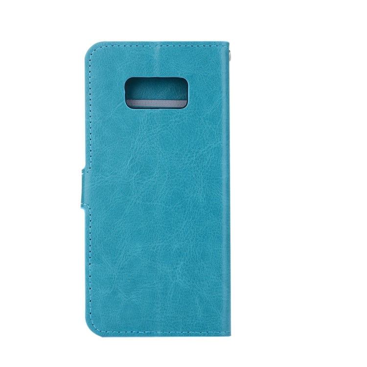 For Galaxy S8 Retro Crazy Horse Texture Horizontal Flip Leather Case with Holder & Card Slots & Wallet & Photo Frame & Lanyard