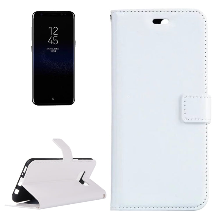 For Galaxy S8 Retro Crazy Horse Texture Horizontal Flip Leather Case with Holder & Card Slots & Wallet & Photo Frame & Lanyard