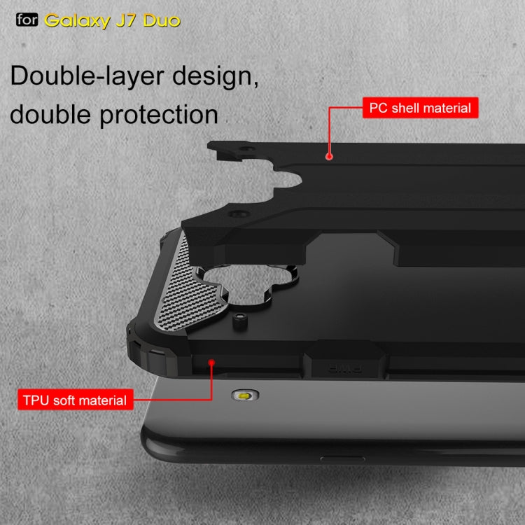 Magic Armor TPU + PC Combination Case for Galaxy J7 Duo