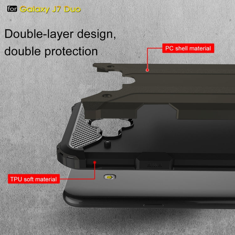 Magic Armor TPU + PC Combination Case for Galaxy J7 Duo