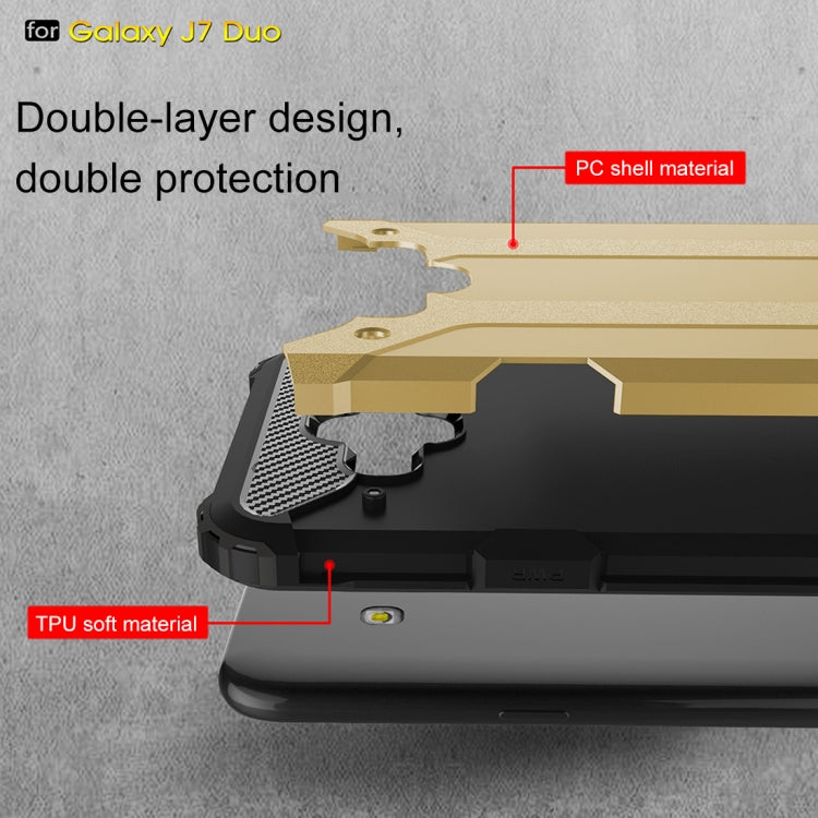 Magic Armor TPU + PC Combination Case for Galaxy J7 Duo