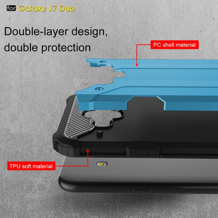 Magic Armor TPU + PC Combination Case for Galaxy J7 Duo