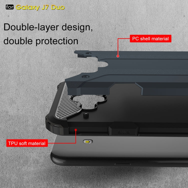 Magic Armor TPU + PC Combination Case for Galaxy J7 Duo