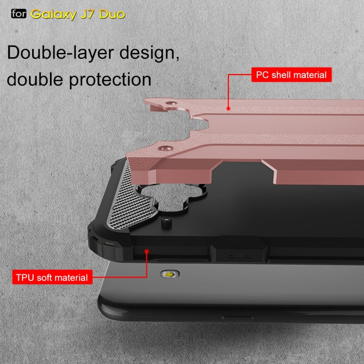 Magic Armor TPU + PC Combination Case for Galaxy J7 Duo