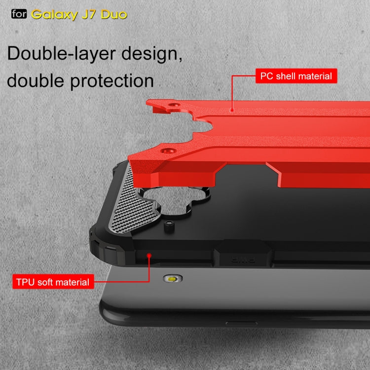 Magic Armor TPU + PC Combination Case for Galaxy J7 Duo