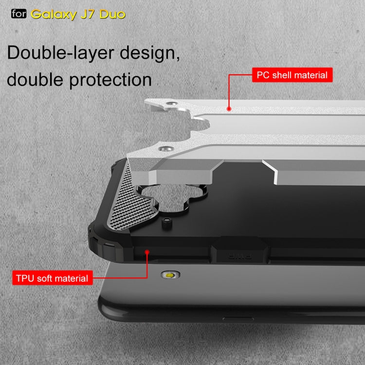 Magic Armor TPU + PC Combination Case for Galaxy J7 Duo