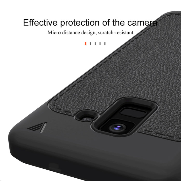 Lenuo Leshen Series Litchi Texture TPU Case for Galaxy A6 (2018)