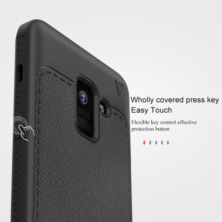 Lenuo Leshen Series Litchi Texture TPU Case for Galaxy A6 (2018)