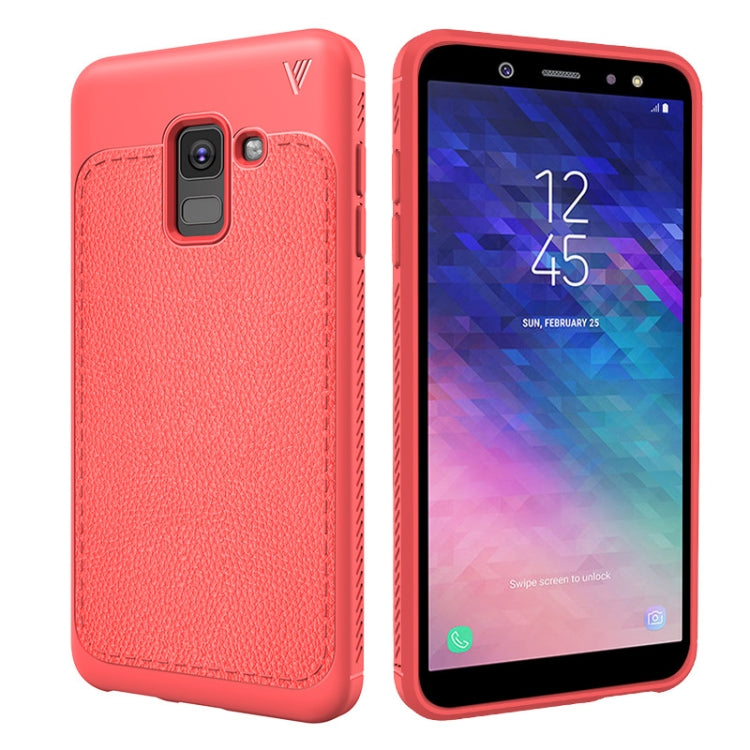Lenuo Leshen Series Litchi Texture TPU Case for Galaxy A6 (2018)