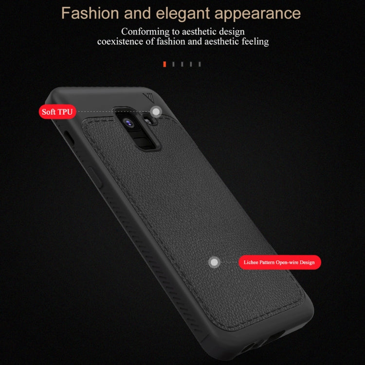 Lenuo Leshen Series Litchi Texture TPU Case for Galaxy A6 (2018)