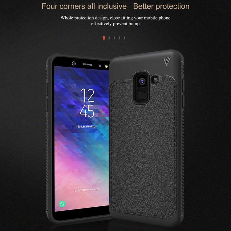Lenuo Leshen Series Litchi Texture TPU Case for Galaxy A6 (2018)