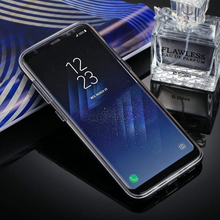 GOOSPERY for Galaxy S8 Detachable Electroplating Bumper Frame + TPU Shockproof Protective Back Cover Case with Holder