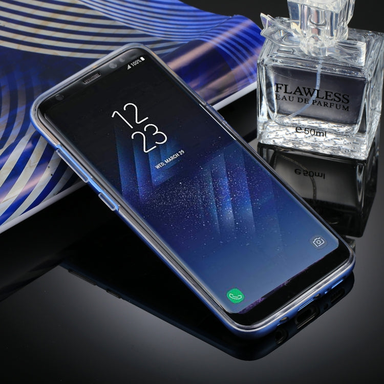 GOOSPERY for Galaxy S8 Detachable Electroplating Bumper Frame + TPU Shockproof Protective Back Cover Case with Holder