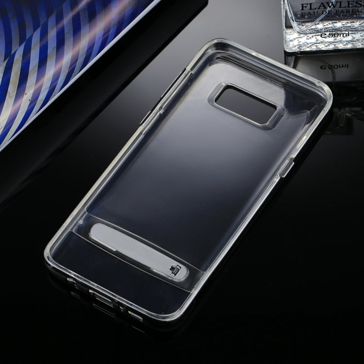 GOOSPERY for Galaxy S8 + Detachable Electroplating Bumper Frame + TPU Shockproof Protective Back Cover Case with Holder