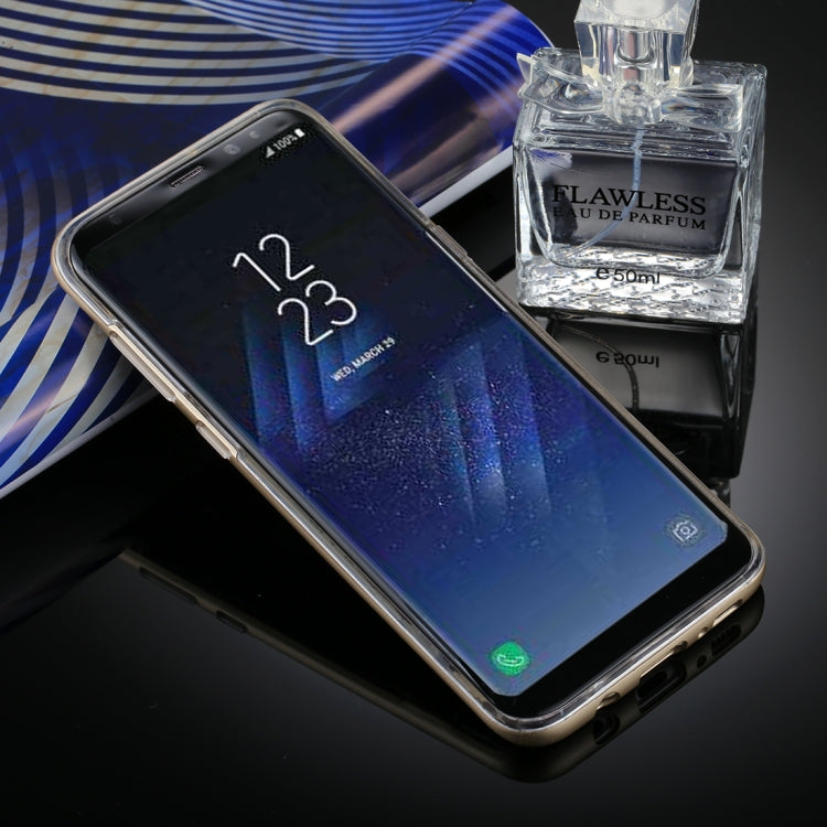 GOOSPERY for Galaxy S8 + Detachable Electroplating Bumper Frame + TPU Shockproof Protective Back Cover Case with Holder