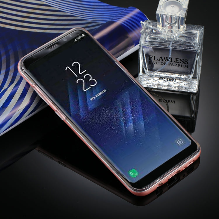 GOOSPERY for Galaxy S8 + Detachable Electroplating Bumper Frame + TPU Shockproof Protective Back Cover Case with Holder