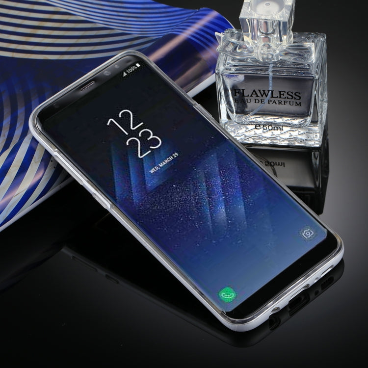 GOOSPERY for Galaxy S8 + Detachable Electroplating Bumper Frame + TPU Shockproof Protective Back Cover Case with Holder