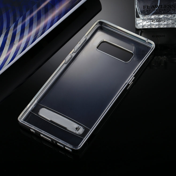 GOOSPERY for Galaxy Note 8 Detachable Electroplating Bumper Frame + TPU Shockproof Protective Back Cover Case with Holder