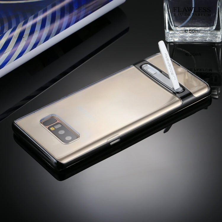 GOOSPERY for Galaxy Note 8 Detachable Electroplating Bumper Frame + TPU Shockproof Protective Back Cover Case with Holder