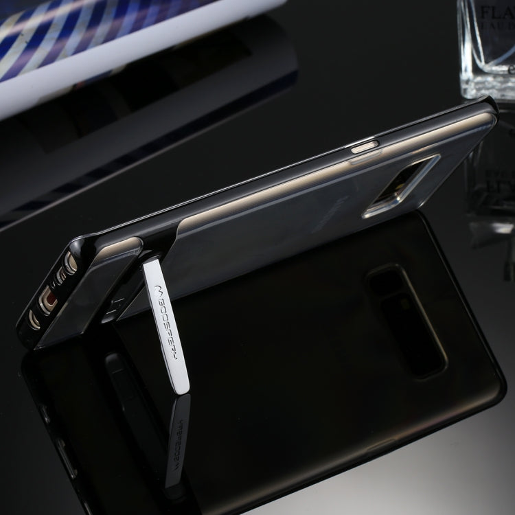 GOOSPERY for Galaxy Note 8 Detachable Electroplating Bumper Frame + TPU Shockproof Protective Back Cover Case with Holder