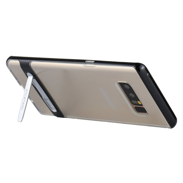 GOOSPERY for Galaxy Note 8 Detachable Electroplating Bumper Frame + TPU Shockproof Protective Back Cover Case with Holder