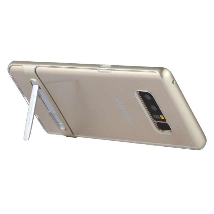GOOSPERY for Galaxy Note 8 Detachable Electroplating Bumper Frame + TPU Shockproof Protective Back Cover Case with Holder