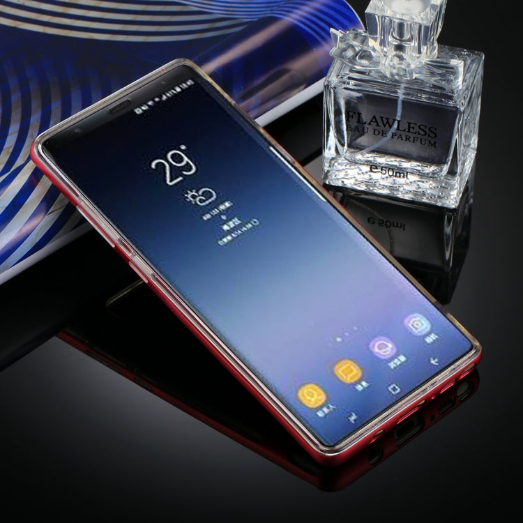 GOOSPERY for Galaxy Note 8 Detachable Electroplating Bumper Frame + TPU Shockproof Protective Back Cover Case with Holder