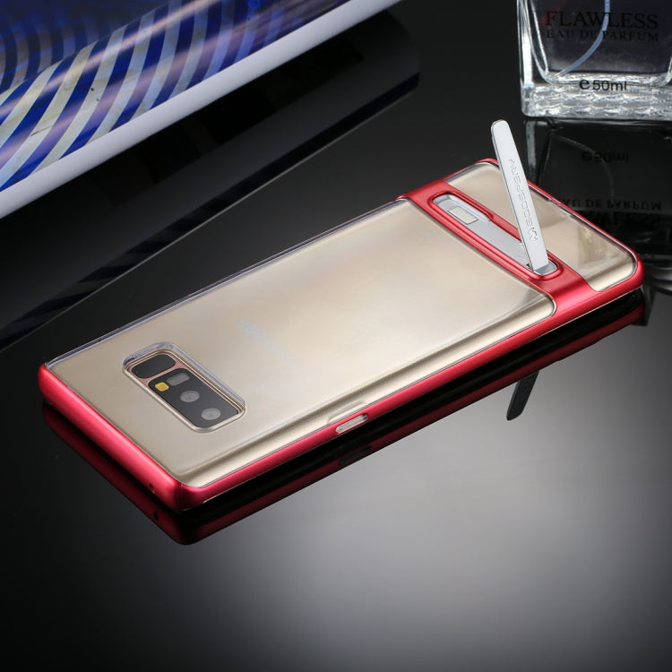 GOOSPERY for Galaxy Note 8 Detachable Electroplating Bumper Frame + TPU Shockproof Protective Back Cover Case with Holder