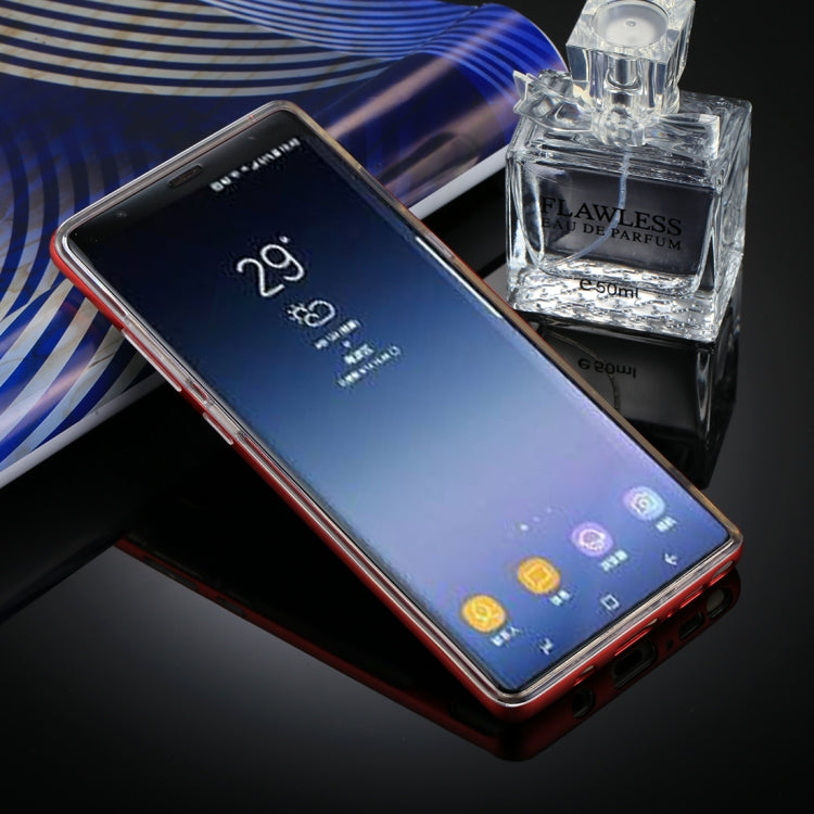 GOOSPERY for Galaxy Note 8 Detachable Electroplating Bumper Frame + TPU Shockproof Protective Back Cover Case with Holder