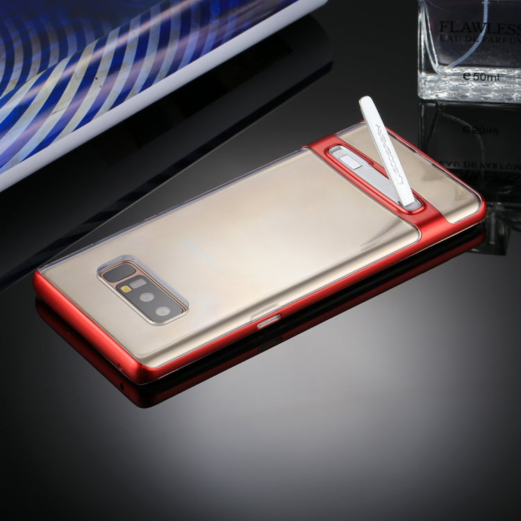 GOOSPERY for Galaxy Note 8 Detachable Electroplating Bumper Frame + TPU Shockproof Protective Back Cover Case with Holder