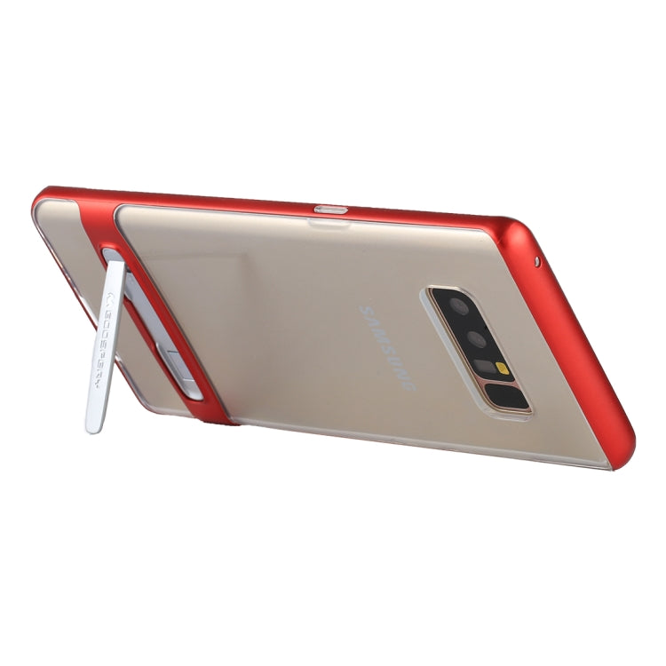 GOOSPERY for Galaxy Note 8 Detachable Electroplating Bumper Frame + TPU Shockproof Protective Back Cover Case with Holder