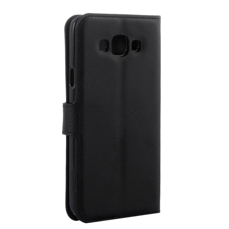 For Galaxy A3 / A300F Litchi Texture Horizontal Flip Leather Case with Holder & Card Slots & Wallet