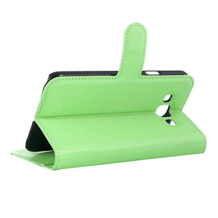 For Galaxy A3 / A300F Litchi Texture Horizontal Flip Leather Case with Holder & Card Slots & Wallet
