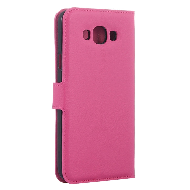 For Galaxy A3 / A300F Litchi Texture Horizontal Flip Leather Case with Holder & Card Slots & Wallet