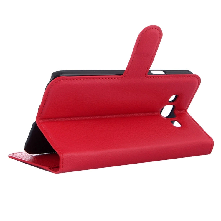 For Galaxy A3 / A300F Litchi Texture Horizontal Flip Leather Case with Holder & Card Slots & Wallet