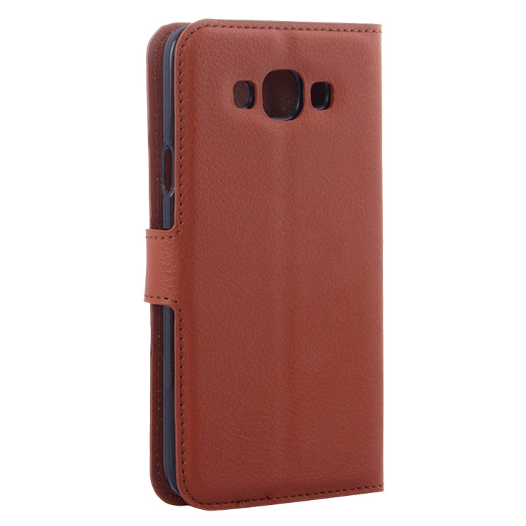 For Galaxy A3 / A300F Litchi Texture Horizontal Flip Leather Case with Holder & Card Slots & Wallet