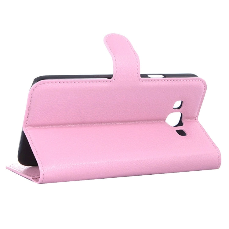 For Galaxy A5 / A500F Litchi Texture Horizontal Flip Leather Case with Holder & Card Slots & Wallet