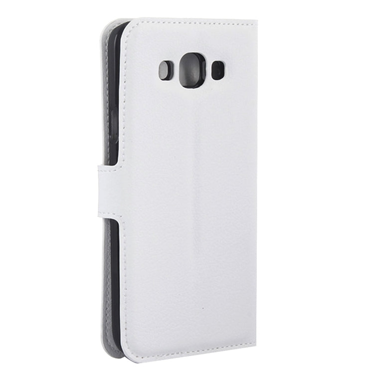 For Galaxy J2 (2016) / J200F / J200G Litchi Texture Horizontal Flip Leather Case with Holder & Card Slots & Wallet