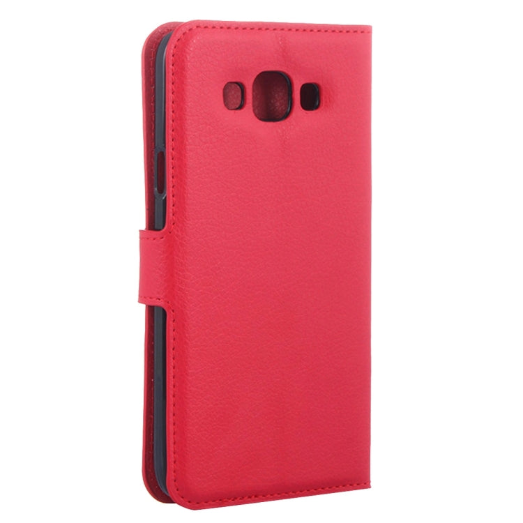For Galaxy J1 (2016) / J120 Litchi Texture Horizontal Flip Leather Case with Holder & Card Slots & Wallet