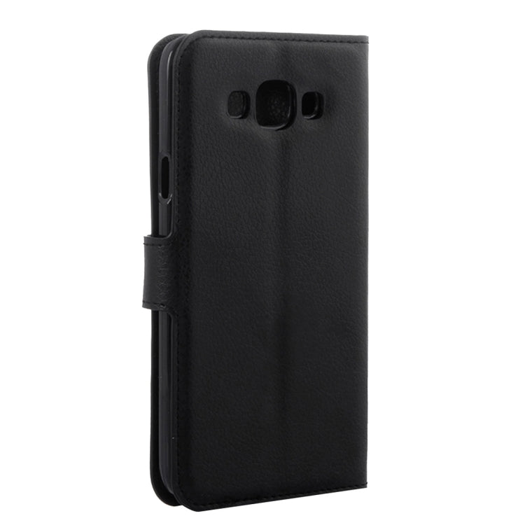 For Galaxy J7 (2016) / J710 Litchi Texture Horizontal Flip Leather Case with Holder & Card Slots & Wallet