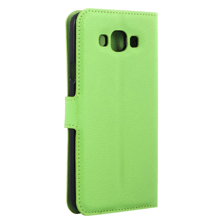 For Galaxy J7 (2016) / J710 Litchi Texture Horizontal Flip Leather Case with Holder & Card Slots & Wallet