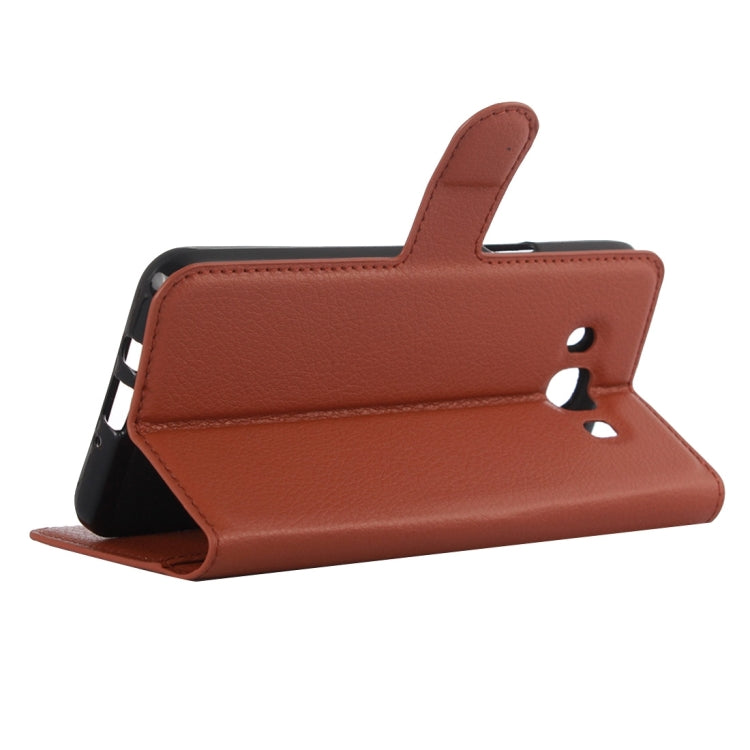 For Galaxy J7 (2016) / J710 Litchi Texture Horizontal Flip Leather Case with Holder & Card Slots & Wallet