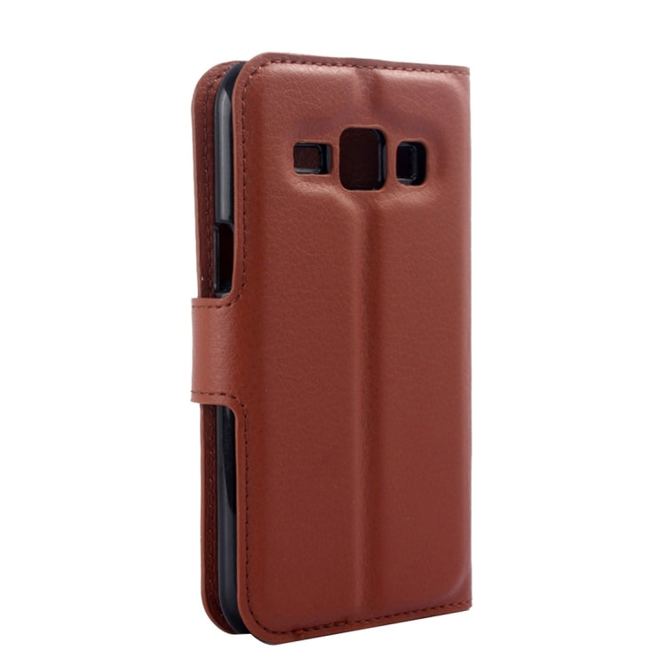 For Galaxy Core Prime / G360 Litchi Texture Horizontal Flip Leather Case with Holder & Card Slots & Wallet