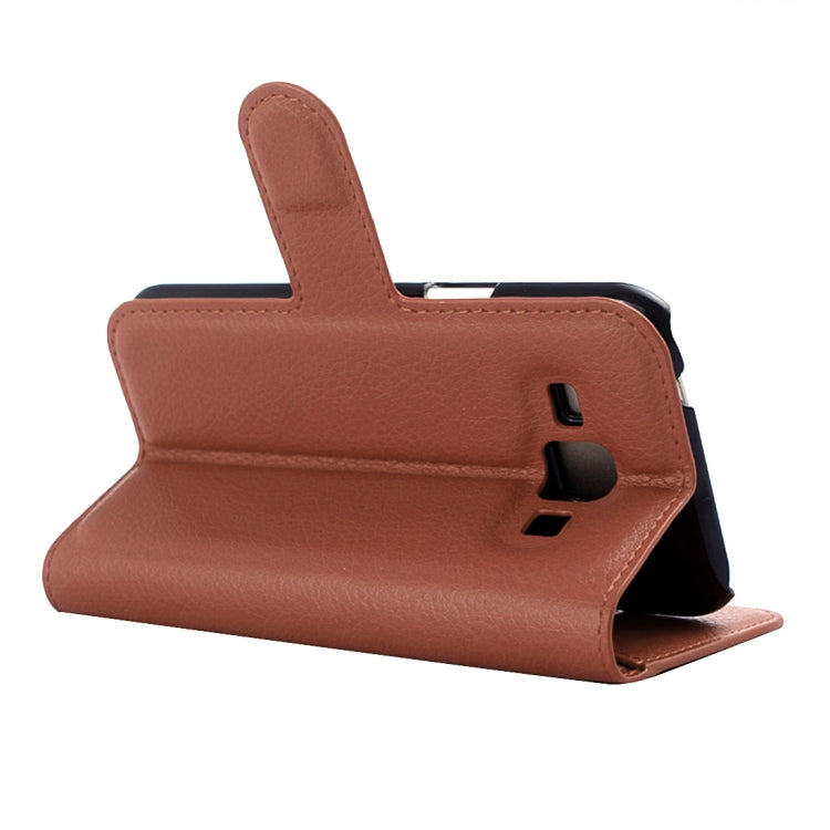 For Galaxy Core Prime / G360 Litchi Texture Horizontal Flip Leather Case with Holder & Card Slots & Wallet
