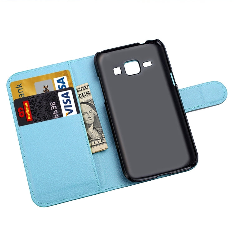 For Galaxy Grand Prime / G530 Litchi Texture Horizontal Flip Leather Case with Holder & Card Slots & Wallet