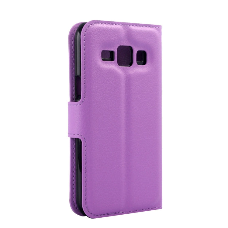 For Galaxy Grand Prime / G530 Litchi Texture Horizontal Flip Leather Case with Holder & Card Slots & Wallet